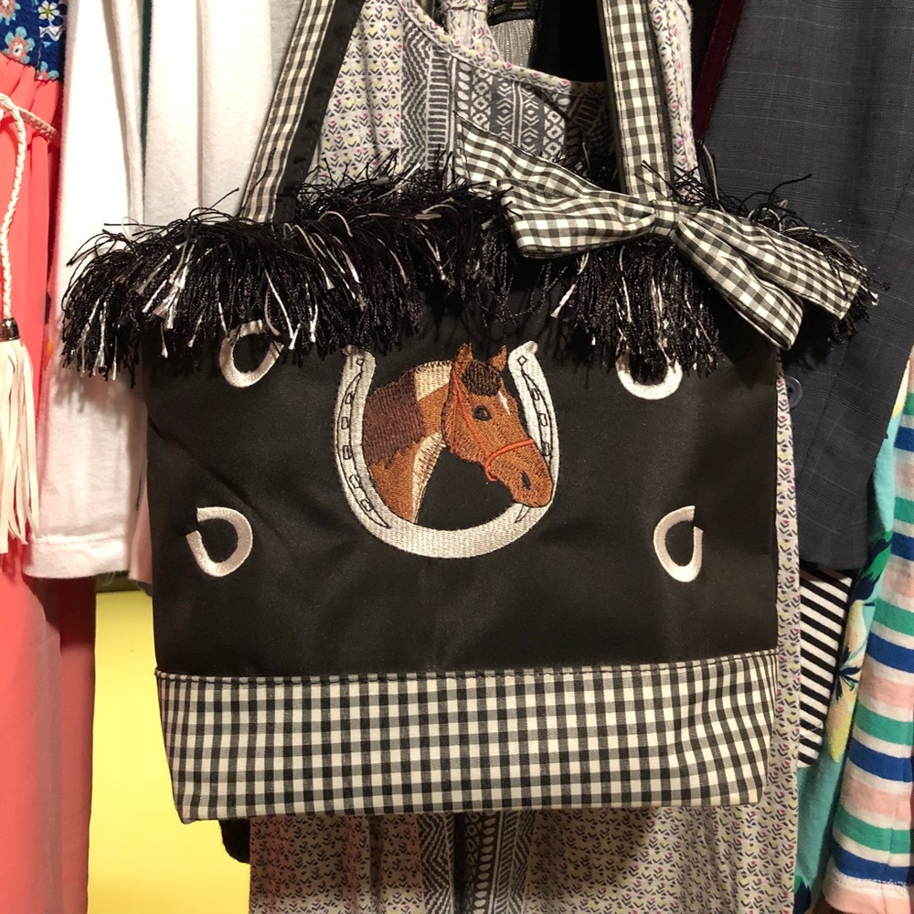 Horse crazy girls purse